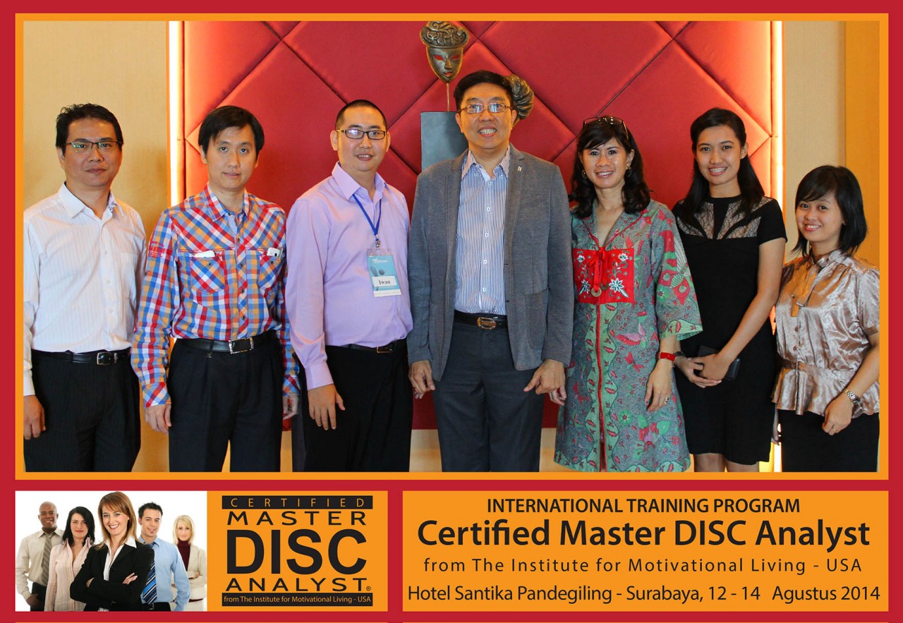CERTIFIED MASTER DISC ANALYST 12-14 Agustus 2014, Surabaya - Bambang Syumanjaya latest-update