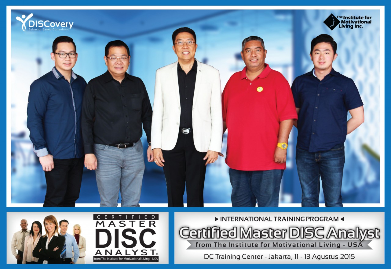 CERTIFIED MASTER DISC ANALYST 11-13 AGUSTUS 2015, JAKARTA - Bambang Syumanjaya latest-update